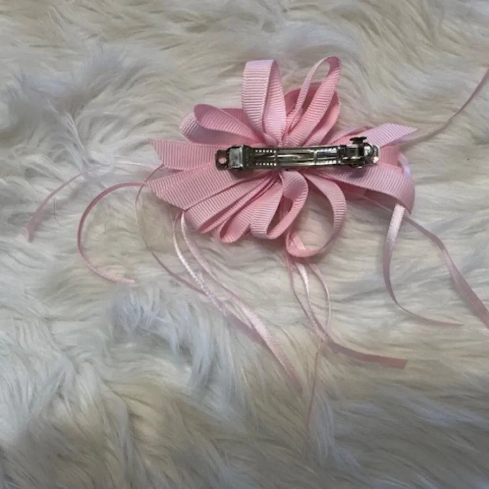*****  Bundle (3) of Loopy Bow on Spring Barrette     5B8092  Handmade NWT Bouti